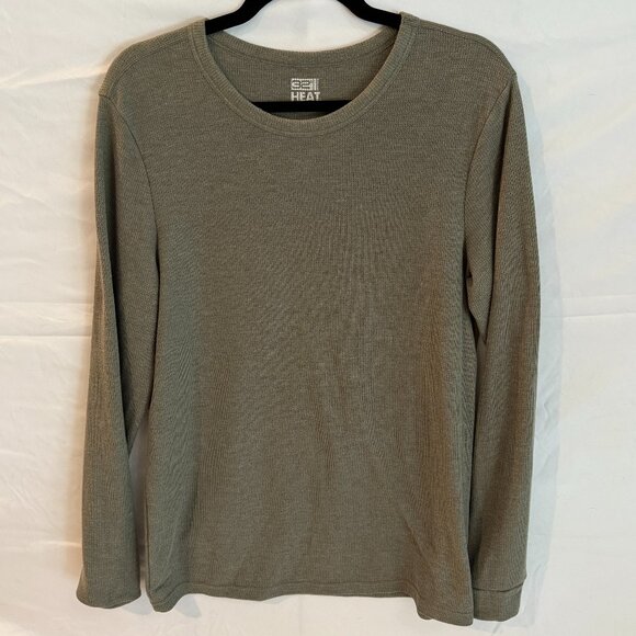 MEN'S MIDWEIGHT WAFFLE BASELAYER CREWNECK TOP - Picture 1 of 6